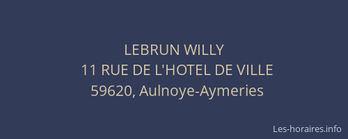 LEBRUN WILLY