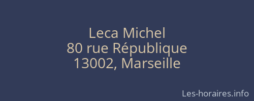 Leca Michel