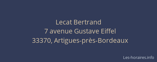 Lecat Bertrand
