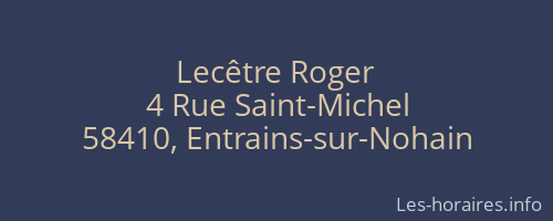 Lecêtre Roger