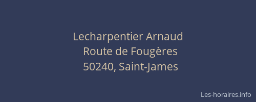 Lecharpentier Arnaud