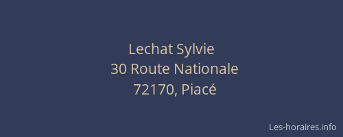Lechat Sylvie