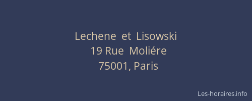 Lechene  et  Lisowski
