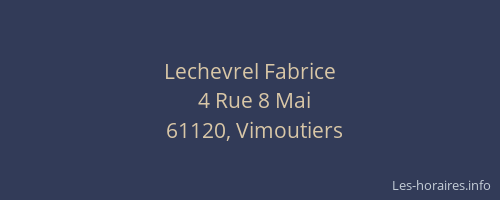 Lechevrel Fabrice