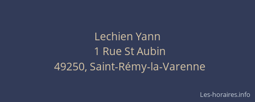 Lechien Yann