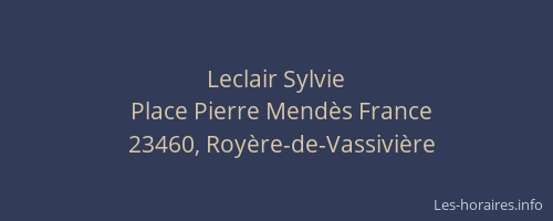 Leclair Sylvie