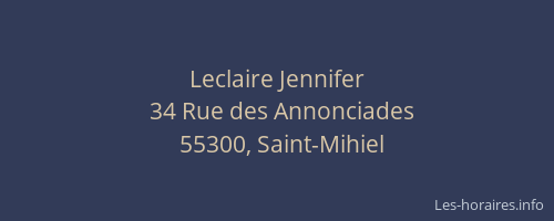 Leclaire Jennifer