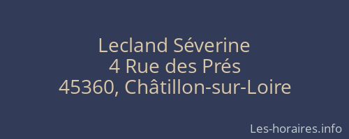 Lecland Séverine