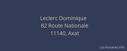 Leclerc Dominique