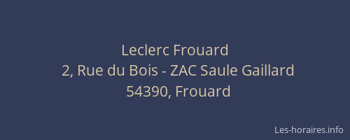 Leclerc Frouard