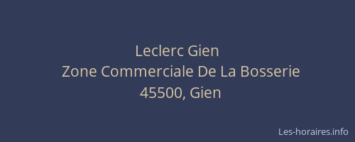Leclerc Gien