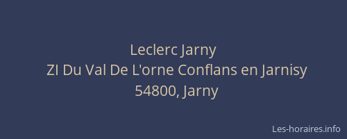 Leclerc Jarny