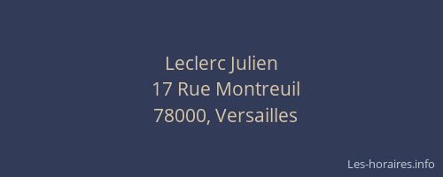 Leclerc Julien