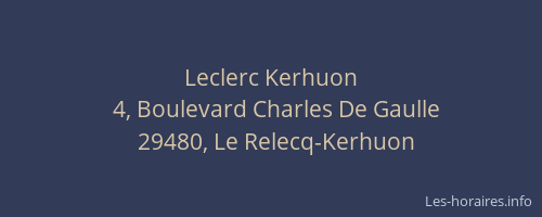 Leclerc Kerhuon