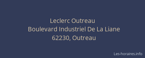 Leclerc Outreau
