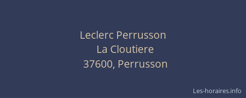 Leclerc Perrusson