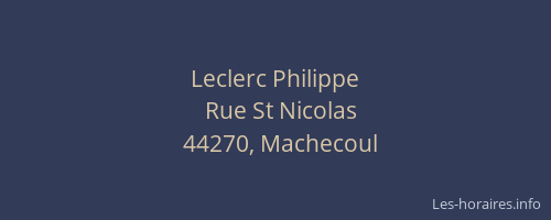 Leclerc Philippe