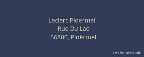 Leclerc Ploermel