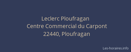 Leclerc Ploufragan