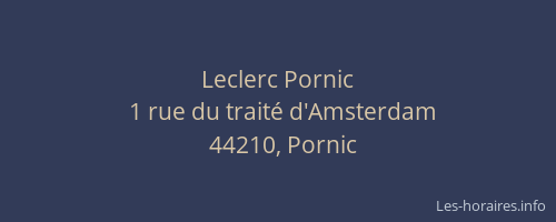 Leclerc Pornic