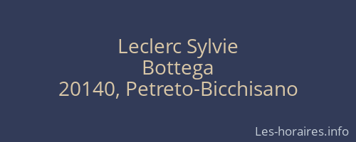 Leclerc Sylvie