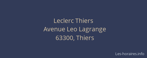 Leclerc Thiers