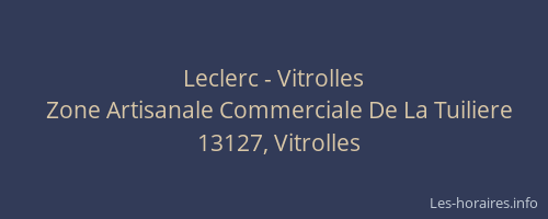 Leclerc - Vitrolles