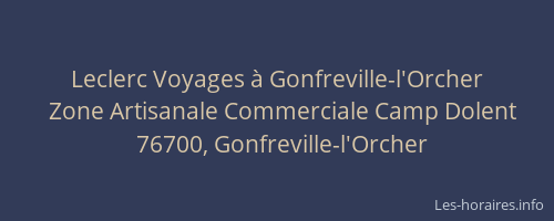 Leclerc Voyages à Gonfreville-l'Orcher