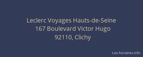 Leclerc Voyages Hauts-de-Seine