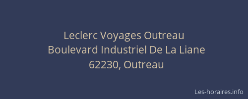 Leclerc Voyages Outreau