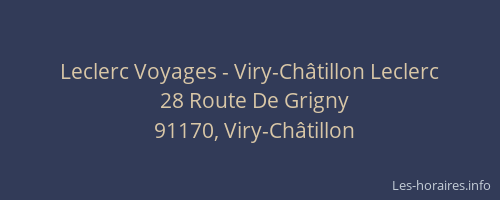 Leclerc Voyages - Viry-Châtillon Leclerc