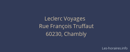 Leclerc Voyages