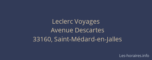Leclerc Voyages