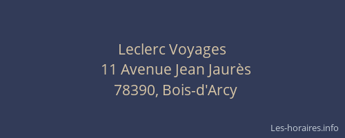 Leclerc Voyages
