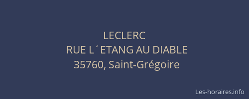 LECLERC