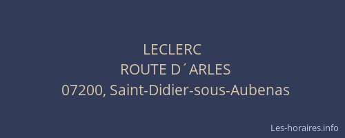 LECLERC