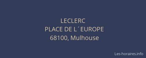 LECLERC