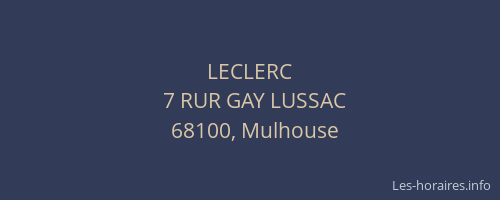 LECLERC