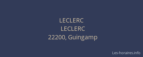 LECLERC