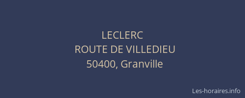 LECLERC