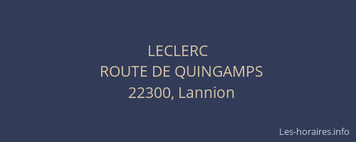 LECLERC