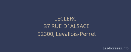 LECLERC