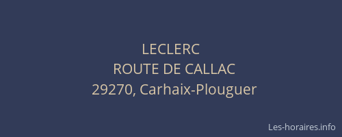 LECLERC