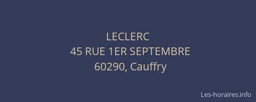 LECLERC