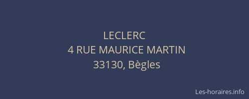 LECLERC