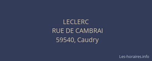 LECLERC