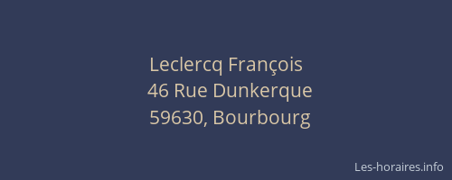 Leclercq François