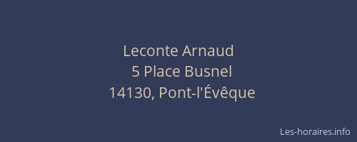 Leconte Arnaud