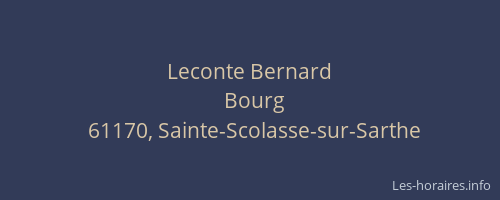 Leconte Bernard