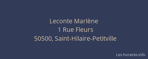 Leconte Marlène